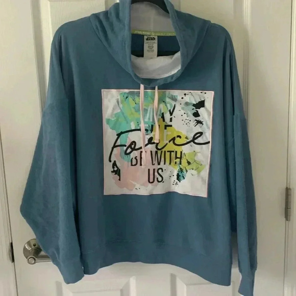 Star Wars “May the force be with us” sweatshirt size 1X - Picture 1 of 12